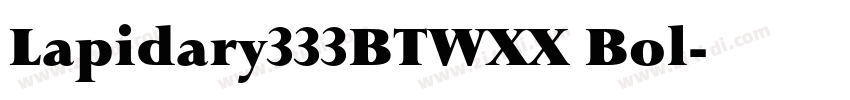 Lapidary333BTWXX Bol字体转换